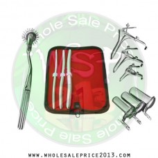  Hegar uterine dilator 3 pieces set, 7-8, 9-10, 13-14, pinwheel, grave 3pcs, collin 3pcs